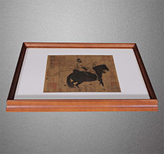 酒泉书画装裱配框服务案例